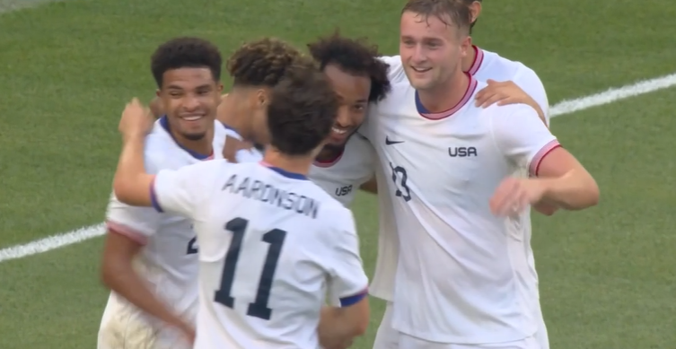 奥运男足半场:米哈洛维奇传射美国奥运暂3-0新西兰奥运