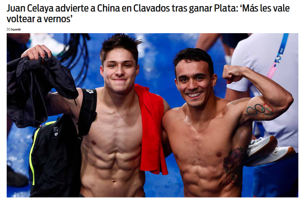 👍险些撼动梦之队的统治!银牌墨西哥跳水组合豪言:让中国队再也无法忽视我们